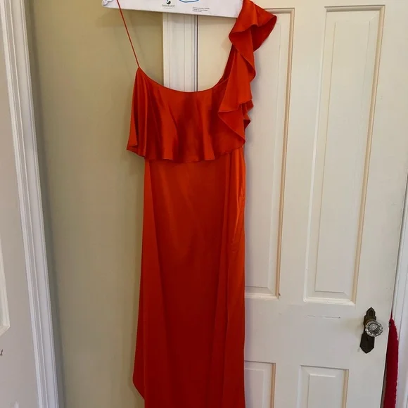 Alexis Austyn One-Shoulder Silk Dress